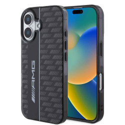 Калъф AMG AMHCP16S2DVCK Carbon Pattern за Apple iPhone 16 Калъф AMG AMHCP16S2DVCK Carbon Pattern за Apple iPhone 16