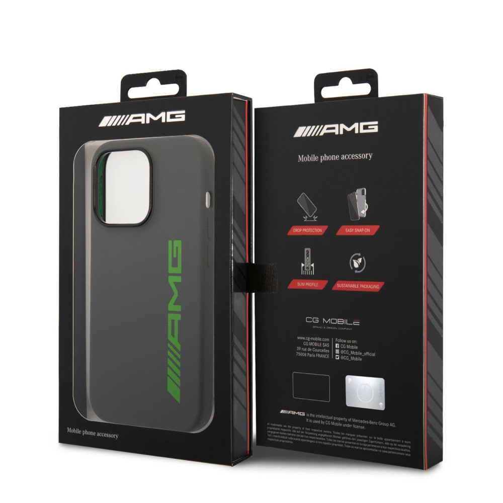 Калъф AMG Liquid Silicone Green Logo за Apple iPhone 14 Pro - AMHCP14LSGLGGN Калъф AMG Liquid Silicone Green Logo за Apple iPhone 14 Pro - AMHCP14LSGLGGN