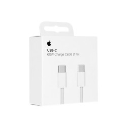 Оригинален кабел за iPhone 15 Series Apple MQKJ3ZM/A - Type-C - Type-C 60W, 1 метър Оригинален кабел за iPhone 15 Series Apple MQKJ3ZM/A - Type-C - Type-C 60W, 1 метър