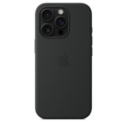 Калъф Silicone MagSafe за Apple iPhone 16 Pro - Black  Калъф Silicone MagSafe за Apple iPhone 16 Pro - Black