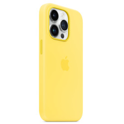 Калъф Silicone MagSafe за Apple iPhone 14 Pro -  Canary Yellow  Калъф Silicone MagSafe за Apple iPhone 14 Pro -  Canary Yellow