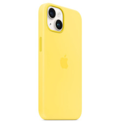 Калъф Silicone MagSafe за Apple iPhone 14 -  Canary Yellow Калъф Silicone MagSafe за Apple iPhone 14 -  Canary Yellow