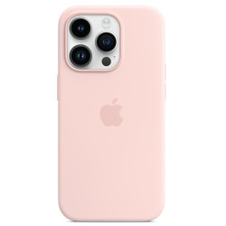 Калъф Silicone MagSafe за Apple iPhone 14 Pro Max - Chalk pink  Калъф Silicone MagSafe за Apple iPhone 14 Pro Max - Chalk pink