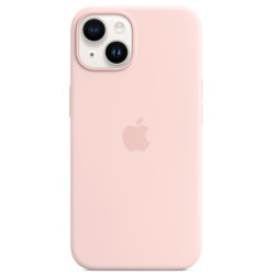 Калъф Silicone MagSafe за Apple iPhone 14 - Chalk pink  Калъф Silicone MagSafe за Apple iPhone 14 - Chalk pink