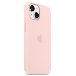 Калъф Silicone MagSafe за Apple iPhone 14 - Chalk pink  Калъф Silicone MagSafe за Apple iPhone 14 - Chalk pink
