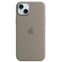 Калъф Silicone MagSafe за Apple iPhone 15 - Clay  Калъф Silicone MagSafe за Apple iPhone 15 - Clay