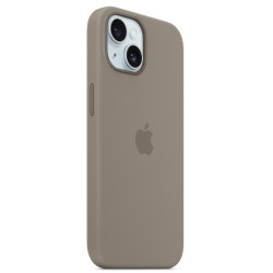 Калъф Silicone MagSafe за Apple iPhone 15 - Clay  Калъф Silicone MagSafe за Apple iPhone 15 - Clay