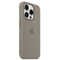 Калъф Silicone MagSafe за Apple iPhone 15 Pro - Clay  Калъф Silicone MagSafe за Apple iPhone 15 Pro - Clay
