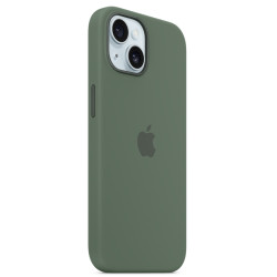 Калъф Silicone MagSafe за Apple iPhone 15 Plus - Cypress  Калъф Silicone MagSafe за Apple iPhone 15 Plus - Cypress