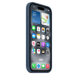 Калъф Silicone MagSafe за Apple iPhone 16 Plus - Denim  Калъф Silicone MagSafe за Apple iPhone 16 Plus - Denim