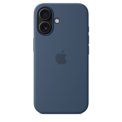 Калъф Silicone MagSafe за Apple iPhone 16 - Denim  Калъф Silicone MagSafe за Apple iPhone 16 - Denim