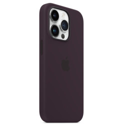 Калъф Silicone MagSafe за Apple iPhone 14 Pro - Elderberry  Калъф Silicone MagSafe за Apple iPhone 14 Pro - Elderberry