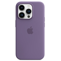 Калъф Silicone MagSafe за Apple iPhone 14 Pro - Iris  Калъф Silicone MagSafe за Apple iPhone 14 Pro - Iris