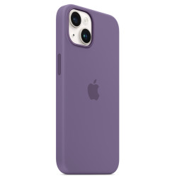 Калъф Silicone MagSafe за Apple iPhone 14 - Iris  Калъф Silicone MagSafe за Apple iPhone 14 - Iris