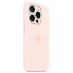 Калъф Silicone MagSafe за Apple iPhone 15 Pro Max - Light Pink  Калъф Silicone MagSafe за Apple iPhone 15 Pro Max - Light Pink