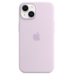 Калъф Silicone MagSafe за Apple iPhone 14 - Lilac  Калъф Silicone MagSafe за Apple iPhone 14 - Lilac