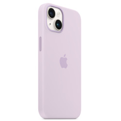Калъф Silicone MagSafe за Apple iPhone 14 - Lilac  Калъф Silicone MagSafe за Apple iPhone 14 - Lilac