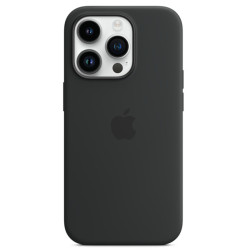 Калъф Silicone MagSafe за Apple iPhone 14 Pro - Midnight  Калъф Silicone MagSafe за Apple iPhone 14 Pro - Midnight