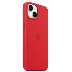 Калъф Silicone MagSafe за Apple iPhone 14 - Red  Калъф Silicone MagSafe за Apple iPhone 14 - Red