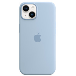 Калъф Silicone MagSafe за Apple iPhone 14 - Sky  Калъф Silicone MagSafe за Apple iPhone 14 - Sky