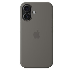 Калъф Silicone MagSafe за Apple iPhone 16 - Stone Grey  Калъф Silicone MagSafe за Apple iPhone 16 - Stone Grey