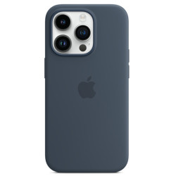 Калъф Silicone MagSafe за Apple iPhone 14 Pro Max - Storm Blue  Калъф Silicone MagSafe за Apple iPhone 14 Pro Max - Storm Blue