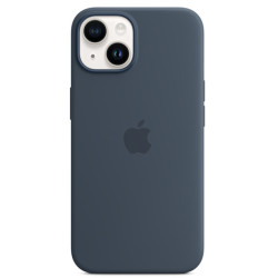 Калъф Silicone MagSafe за Apple iPhone 15 - Storm Blue  Калъф Silicone MagSafe за Apple iPhone 15 - Storm Blue