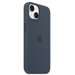 Калъф Silicone MagSafe за Apple iPhone 15 - Storm Blue  Калъф Silicone MagSafe за Apple iPhone 15 - Storm Blue
