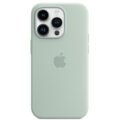 Калъф Silicone MagSafe за Apple iPhone 14 Pro Max - Succulent  Калъф Silicone MagSafe за Apple iPhone 14 Pro Max - Succulent
