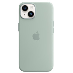 Калъф Silicone MagSafe за Apple iPhone 14 - Succulent  Калъф Silicone MagSafe за Apple iPhone 14 - Succulent