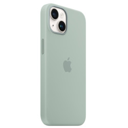 Калъф Silicone MagSafe за Apple iPhone 14 - Succulent  Калъф Silicone MagSafe за Apple iPhone 14 - Succulent