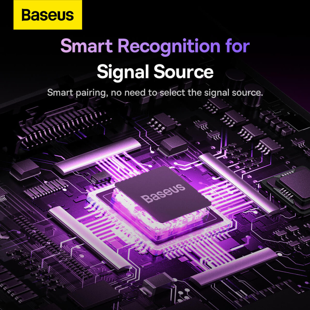 HDMI Сплитер / двупосочен превключвател BASEUS AirJoy, 4K, 60Hz - (B01331105111-00)