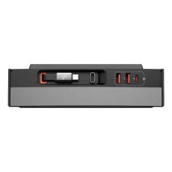 Хъб за вграждане за автомобили TESLA T-Space BASEUS (B00051300111-00) 45W  - 2xUSB-A, 2xUSB-C + кабел Type-C (Lightning) Хъб за вграждане за автомобили TESLA T-Space BASEUS (B00051300111-00) 45W  - 2xUSB-A, 2xUSB-C + кабел Type-C (Lightning)