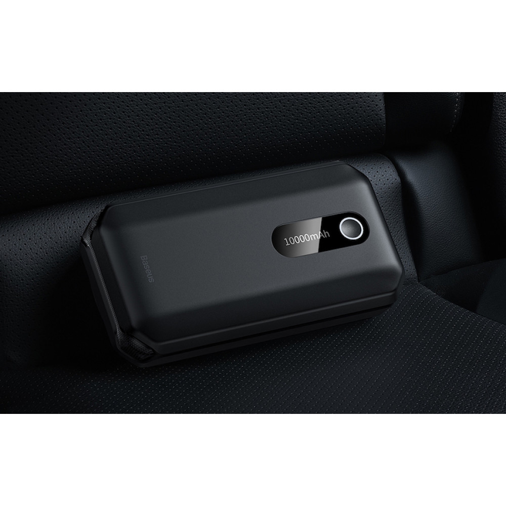 Стартер за автомобил и външна батерия Baseus (CGNL020101) - 10 000 mAh, 1000A + фенер