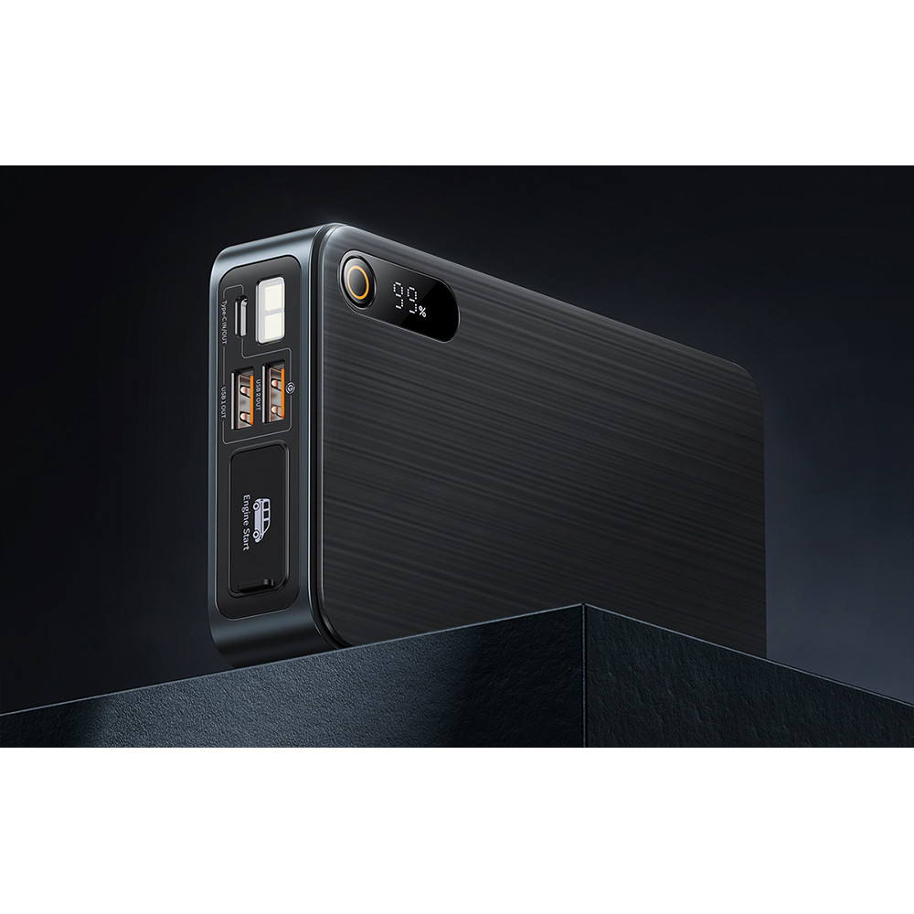 Стартер за автомобил и външна батерия Baseus - Super Energy PRO Car Jump Starter (CGNL070001) - 16 000 mAh, 1600A + фенер