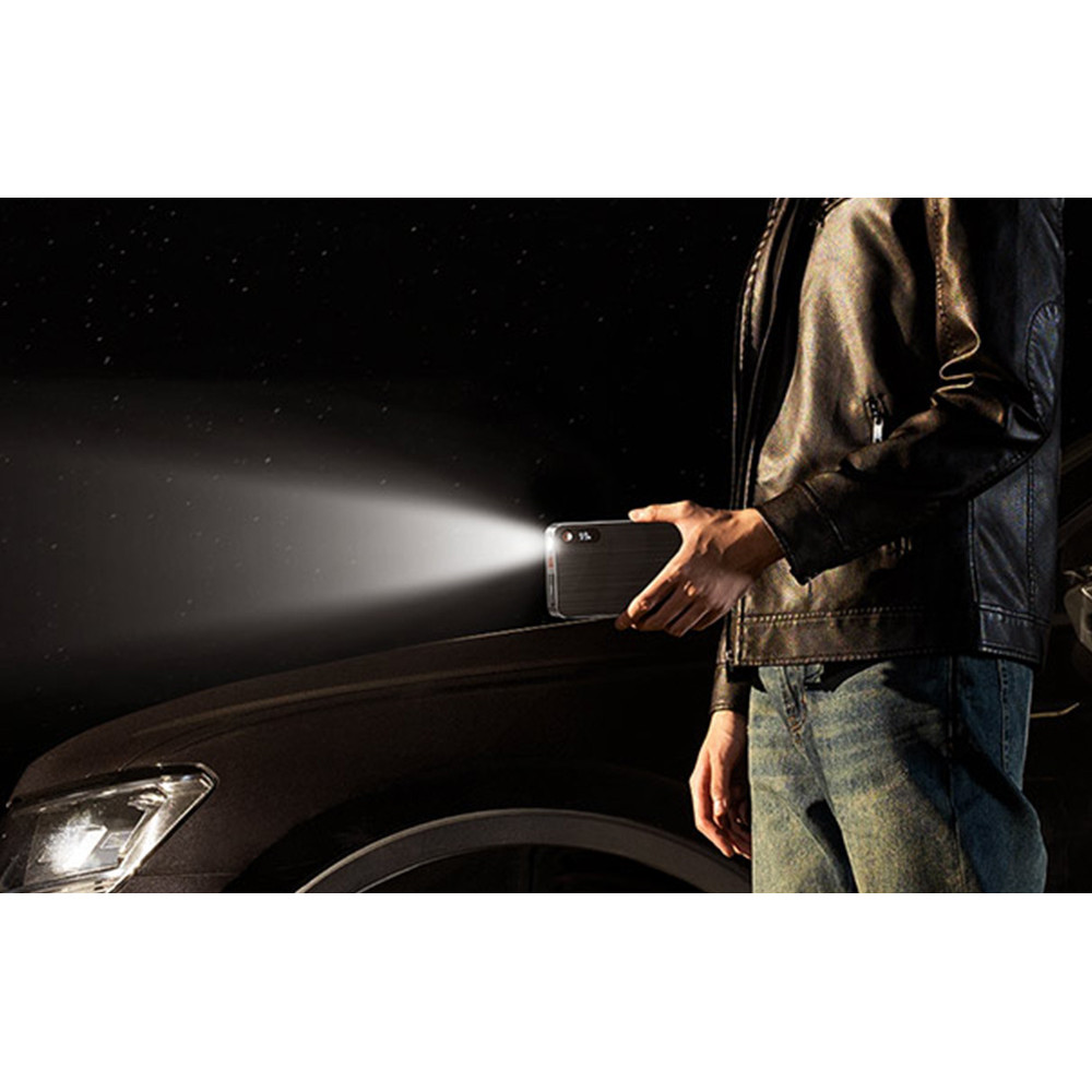 Стартер за автомобил и външна батерия Baseus - Super Energy PRO Car Jump Starter (CGNL070001) - 16 000 mAh, 1600A + фенер