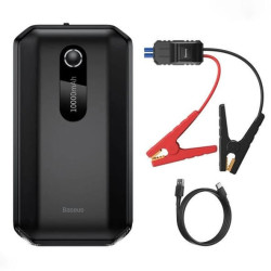 Стартер за автомобил и външна батерия Baseus Super Energy Air Series (C00245501113-00) - 10 000 mAh, 1000A + фенер Стартер за автомобил и външна батерия Baseus Super Energy Air Series (C00245501113-00) - 10 000 mAh, 1000A + фенер