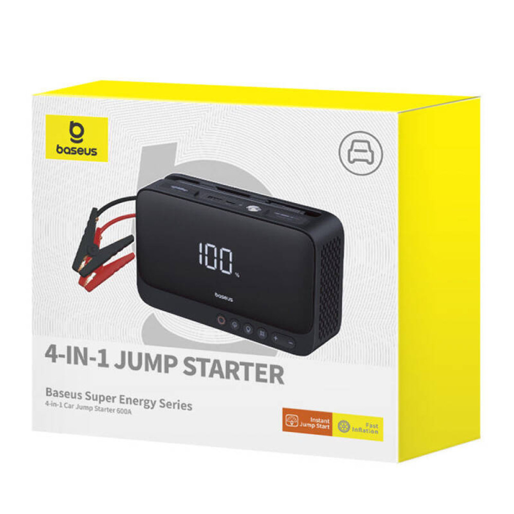 Стартер за автомобил Baseus Super Energy Series (C00245902111-00) - 600A Стартер за автомобил Baseus Super Energy Series (C00245902111-00) - 600A