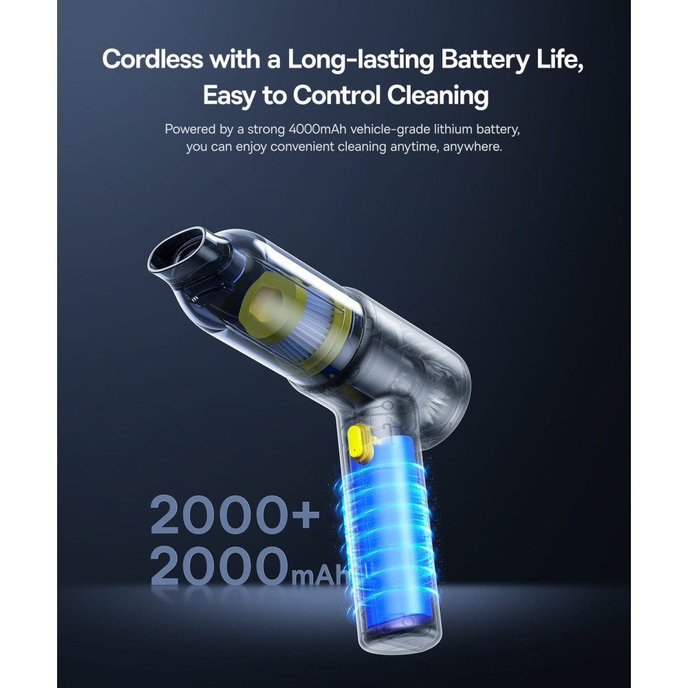 Прахосмукачка за автомобил Baseus - Car Vacuum Cleaner AT - (C30476600121-00) Прахосмукачка за автомобил Baseus - Car Vacuum Cleaner AT - (C30476600121-00)