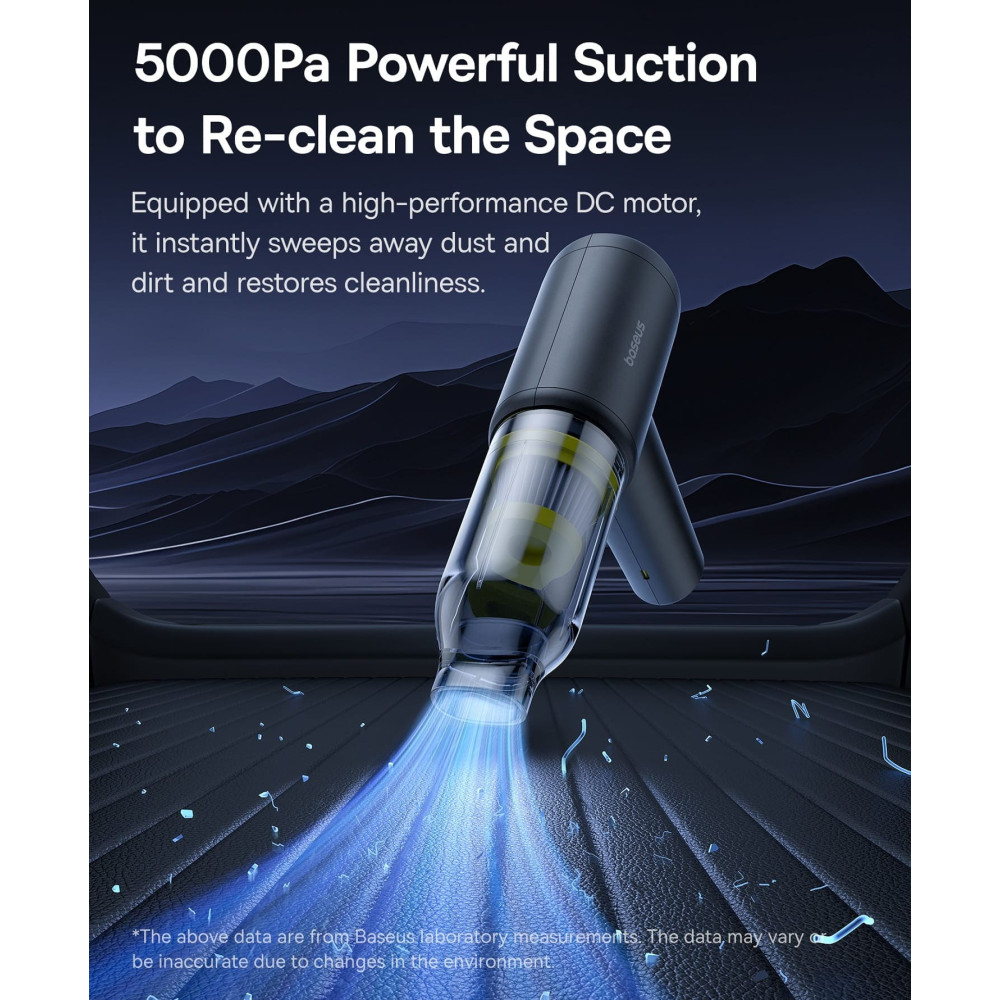 Прахосмукачка за автомобил Baseus - Car Vacuum Cleaner AT - (C30476600121-00)