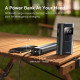 Компресор Baseus PrimeTrip VA1 2-in-1 Pump, 6000mAh, с фенерче - (C11169001121-00)