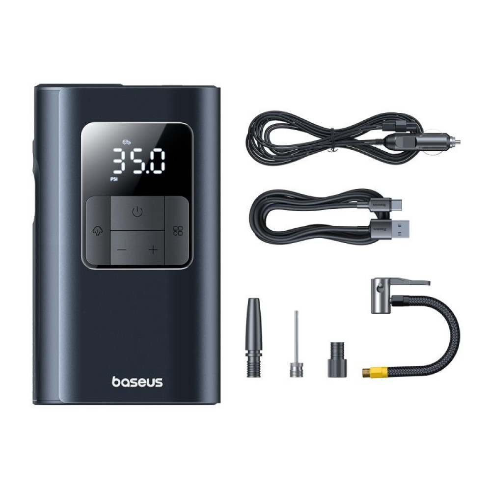 Компресор Baseus PrimeTrip VA1 2-in-1 Pump, 6000mAh, с фенерче - (C11169001121-00)