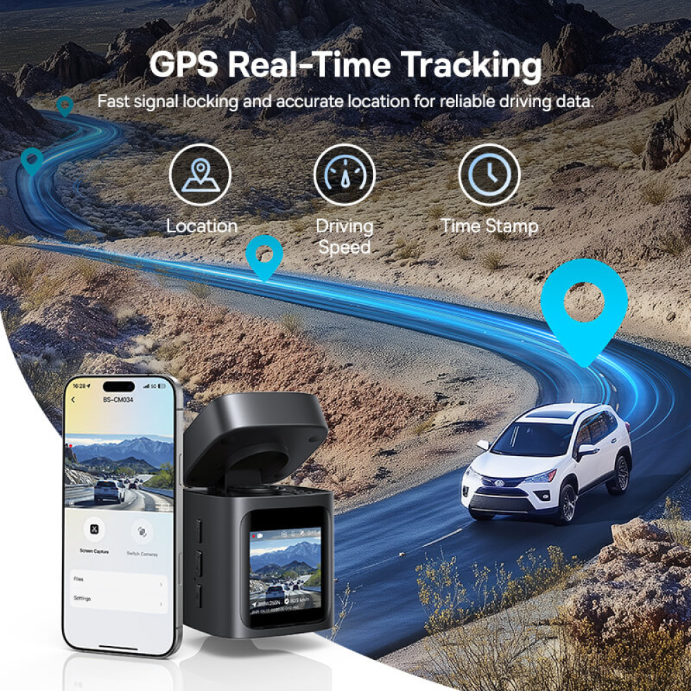 Видеорегистратор BASEUS PrimeTrip VD1 Pro, 4K  - (C0119804)