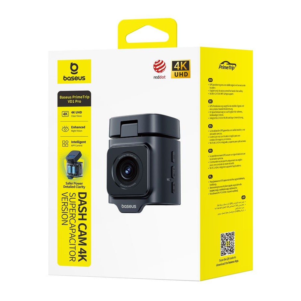 Видеорегистратор BASEUS PrimeTrip VD1 Pro, 4K  - (C0119804)
