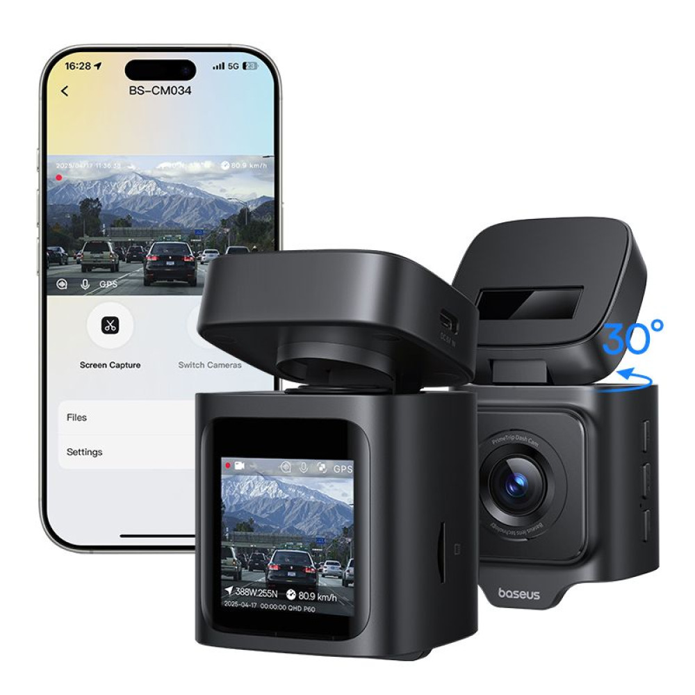 Видеорегистратор BASEUS PrimeTrip VD1 Pro, 4K  - (C0119804)