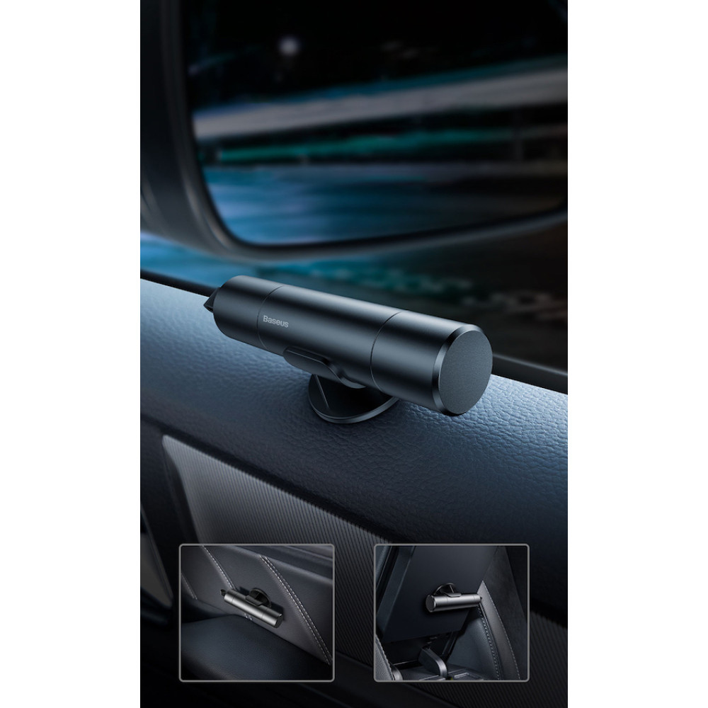 Инструмент за разбиване на стъкло и рязане на колан BASEUS (CRSFH-0G)