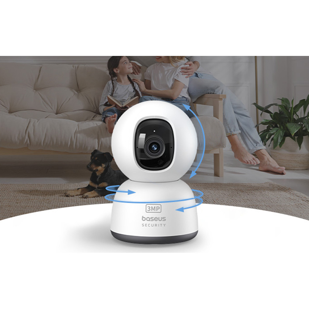 Интелигентна вътрешна камера за видеонаблюдение Baseus Security P1 Lite Indoor Camera 2K - (S0TV002132) Интелигентна вътрешна камера за видеонаблюдение Baseus Security P1 Lite Indoor Camera 2K - (S0TV002132)