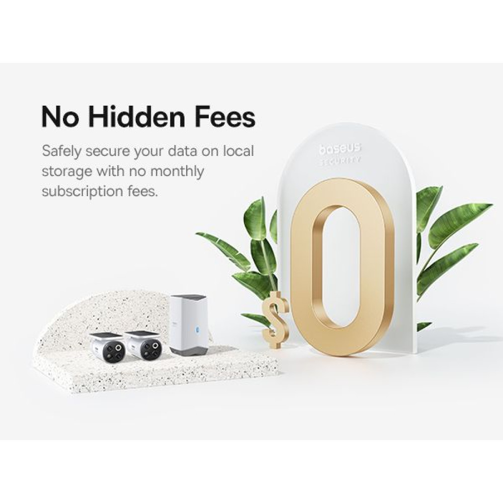 Интелигентна външна камера за видеонаблюдение Baseus Security S1 Pro Outdoor Dual Camera 3K - (S0TX002131) - 2 бр. Интелигентна външна камера за видеонаблюдение Baseus Security S1 Pro Outdoor Dual Camera 3K - (S0TX002131) - 2 бр.