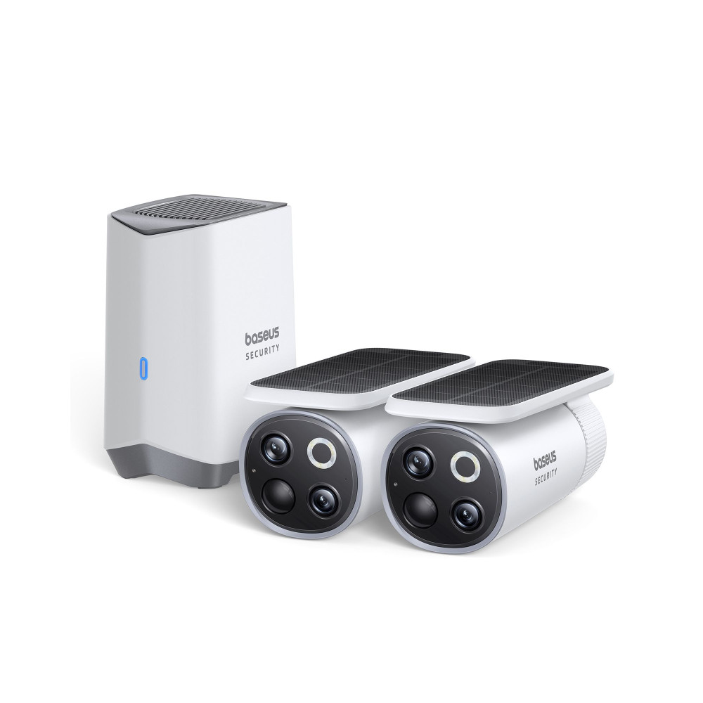 Интелигентна външна камера за видеонаблюдение Baseus Security S1 Pro Outdoor Dual Camera 3K - (S0TX002131) - 2 бр. Интелигентна външна камера за видеонаблюдение Baseus Security S1 Pro Outdoor Dual Camera 3K - (S0TX002131) - 2 бр.