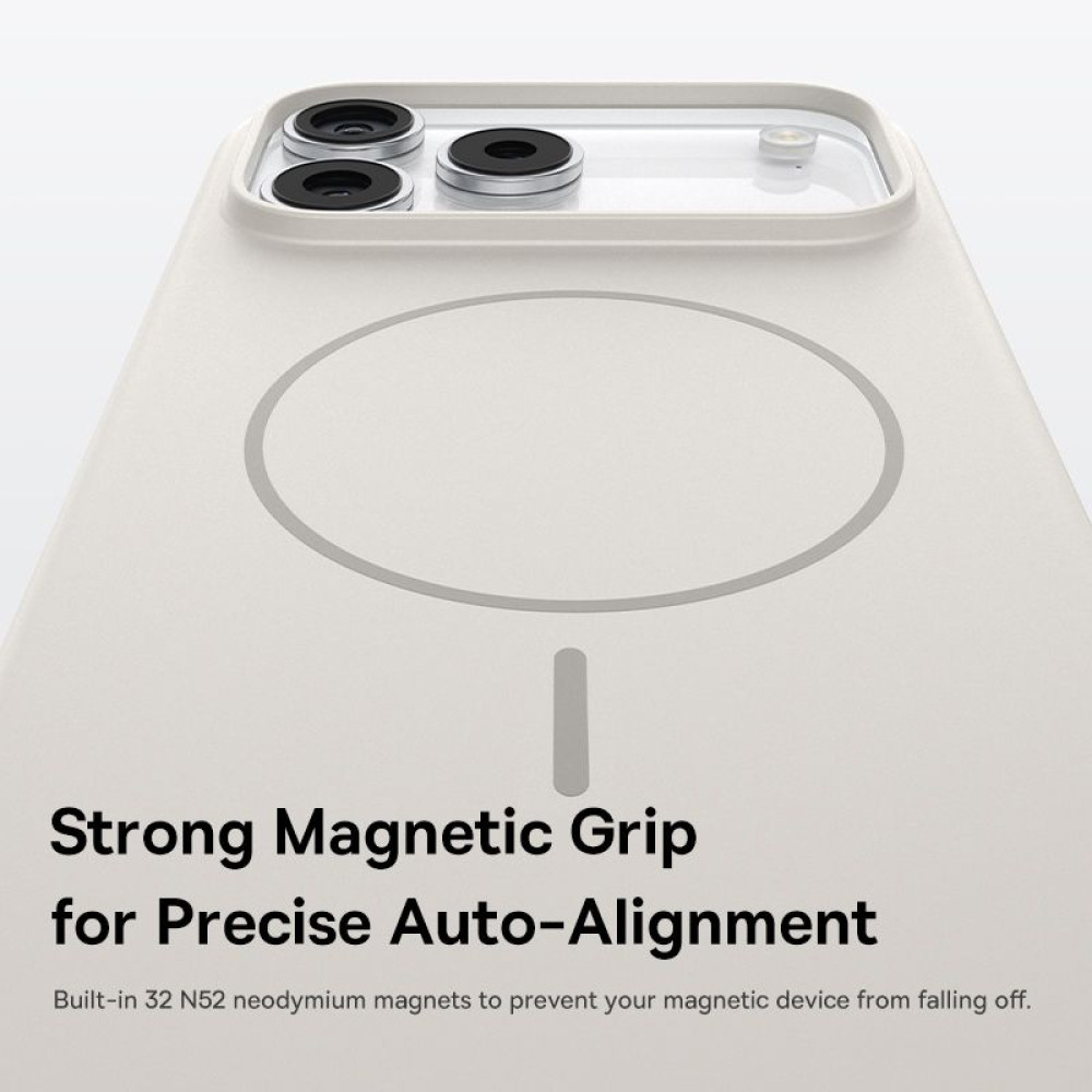 Калъф BASEUS Colorful Liquid Siliconе за Apple iPhone 17 Pro, Magnetic (P0045X10)